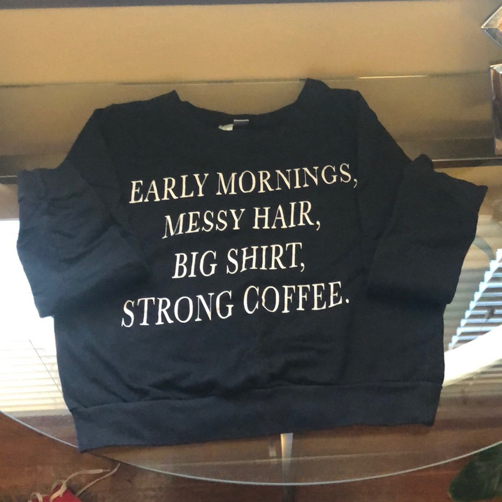 Cropped sweatshirt